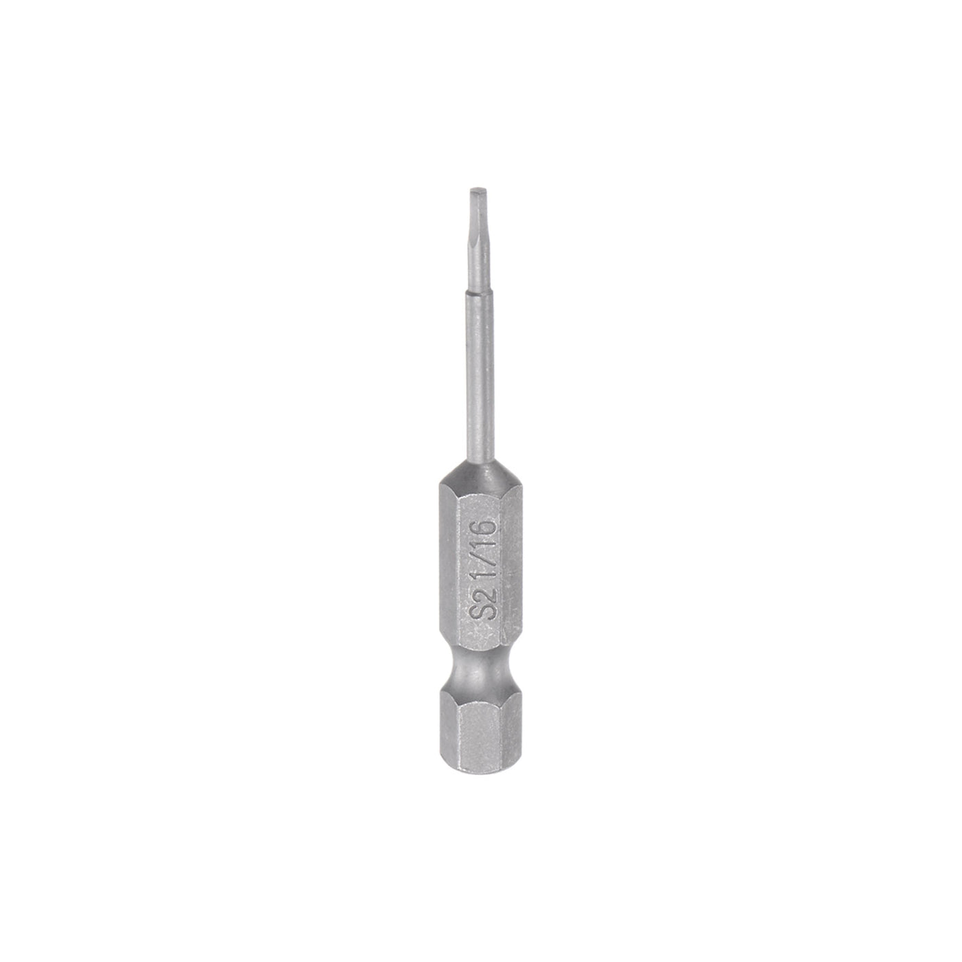 Harfington 1/16" Hex Screwdriver Bit SAE 1/4" Hex Shank 2" Length Magnetic Power Drill Bits