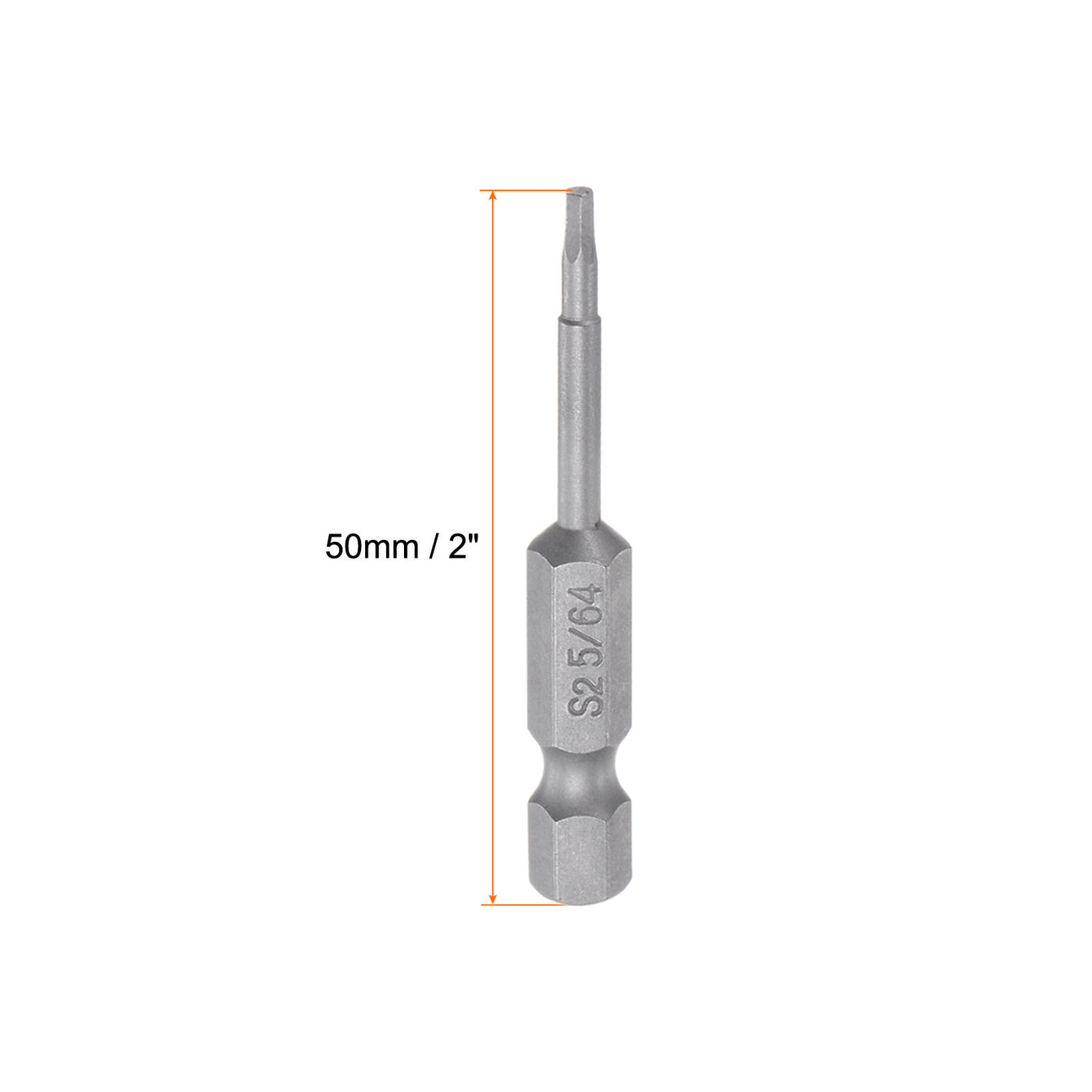 Harfington 5/64" Hex Screwdriver Bit SAE 1/4" Hex Shank 2" Length Magnetic Power Drill Bits