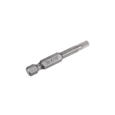 Harfington 5/32" Hex Screwdriver Bit SAE 1/4" Hex Shank 2" Length Magnetic Power Drill Bits