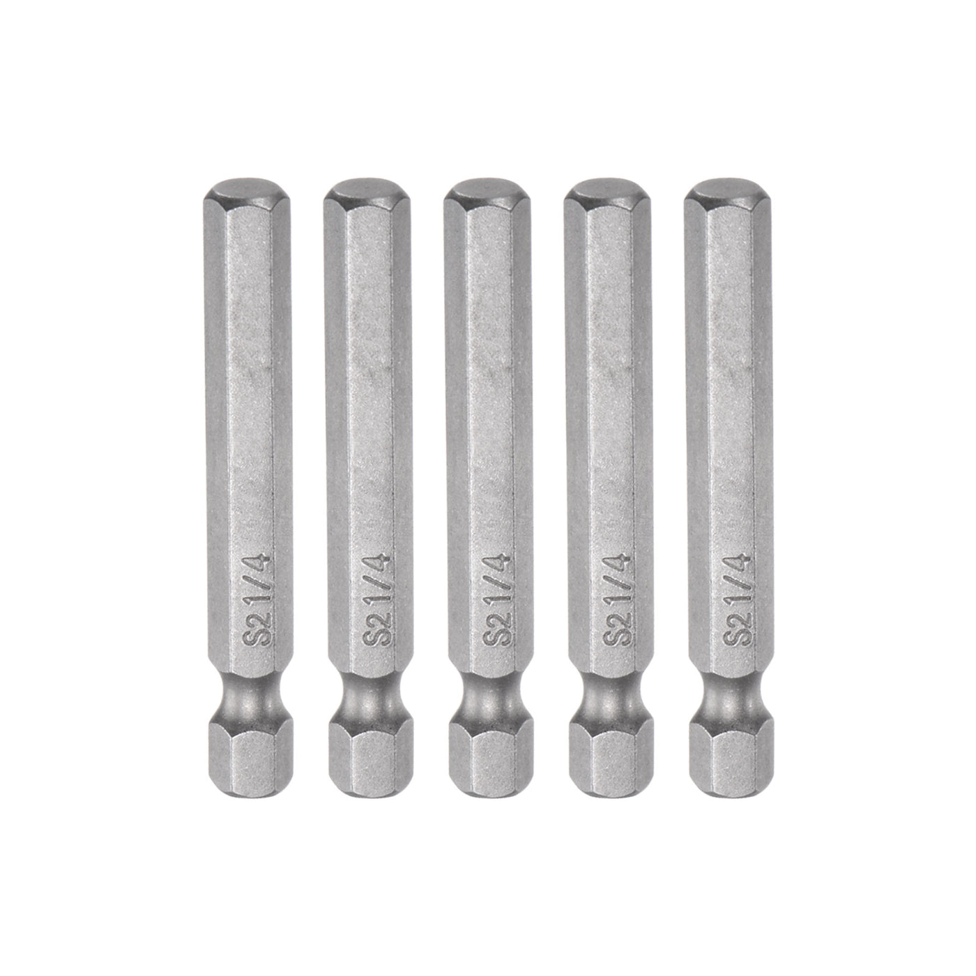 Harfington 5pcs 1/4" Hex Screwdriver Bit 1/4" Hex Shank 2" Length Magnetic Power Drill Bits