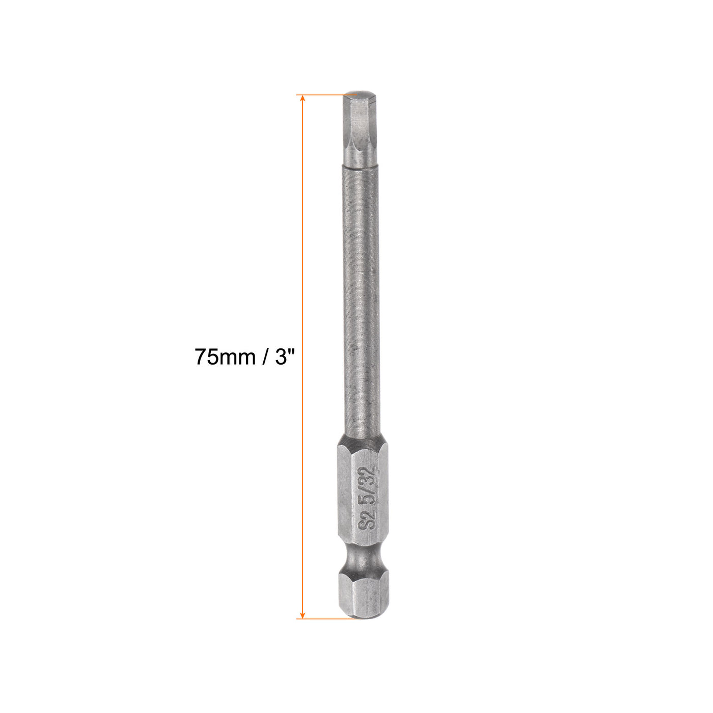 Harfington 5/32" Hex Screwdriver Bit SAE 1/4" Hex Shank 3" Length Magnetic Power Drill Bits