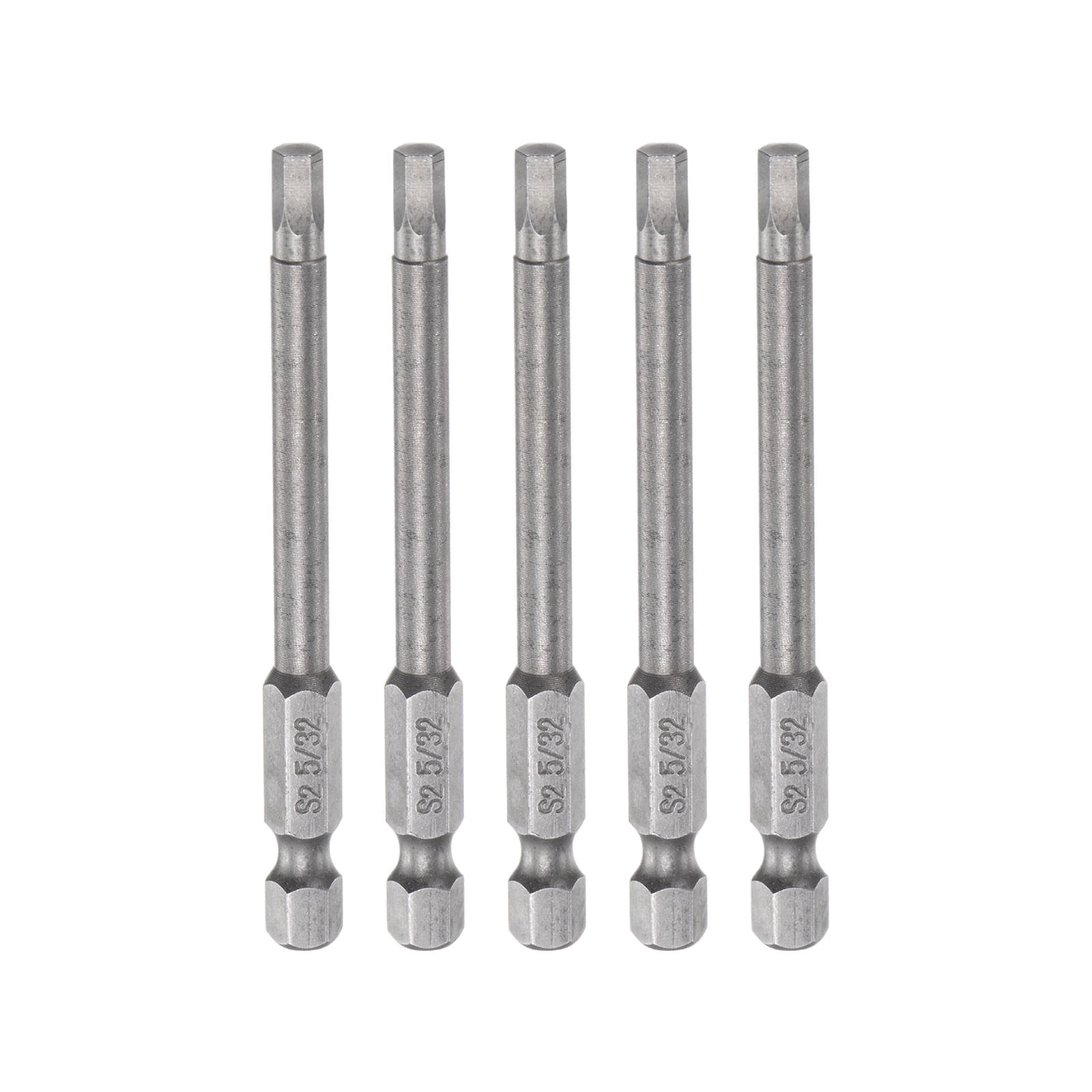 Harfington 5pcs 5/32" Hex Screwdriver Bit 1/4" Hex Shank 3" Length Magnetic Power Drill Bit