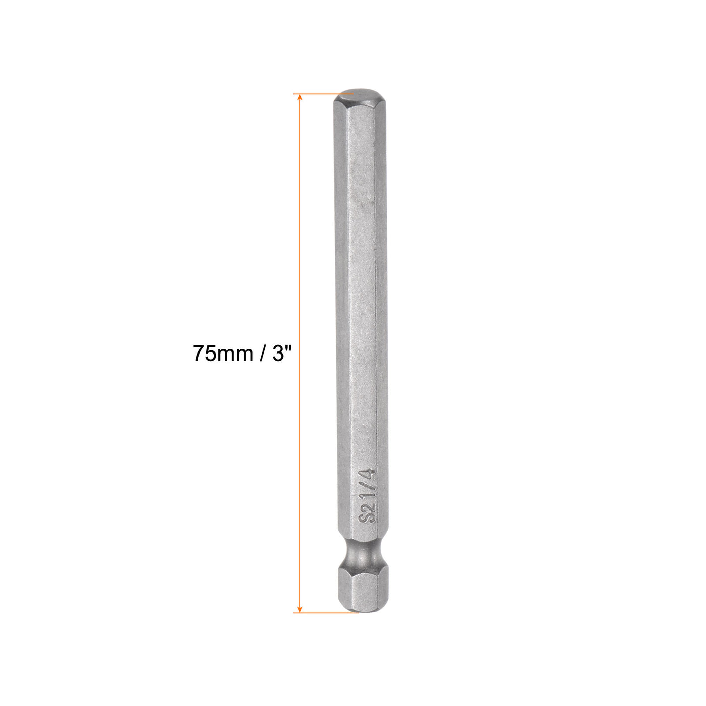 Harfington 1/4" Hex Schraubendreher Bit SAE 1/4" Hex Schaft 3" Länge Magnetische S2 Stahl Strom Bohrer Bits