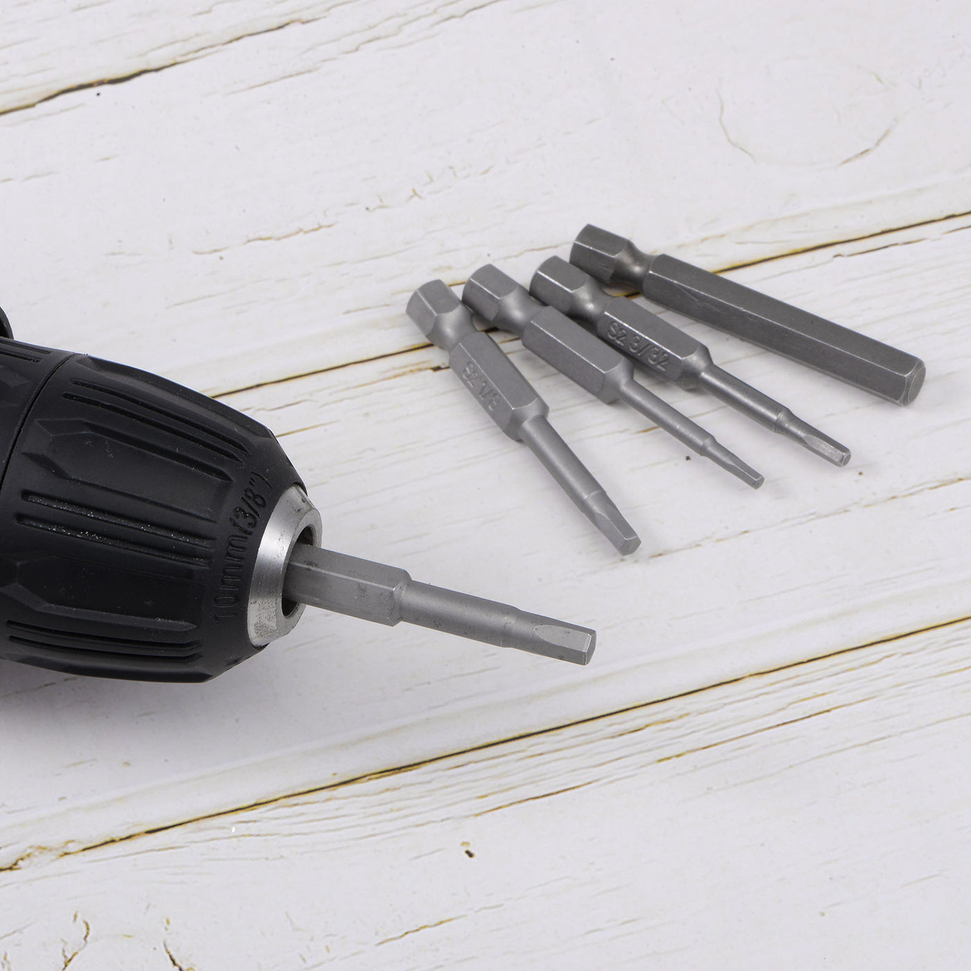 Harfington 5pcs 1/4" Hex Screwdriver Bit 1/4" Hex Shank 3" Length Magnetic Power Drill Bits