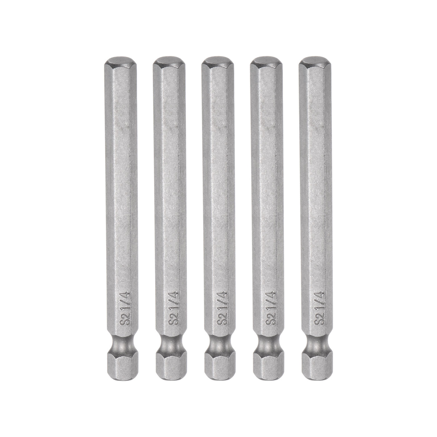 Harfington 5pcs 1/4" Hex Screwdriver Bit 1/4" Hex Shank 3" Length Magnetic Power Drill Bits