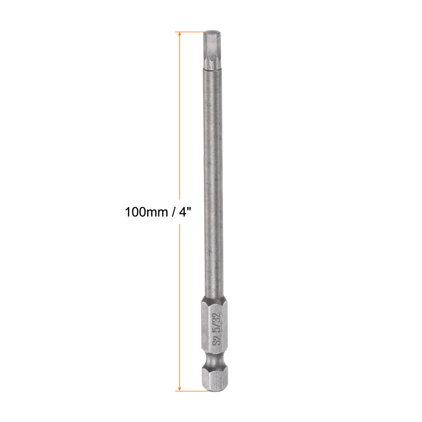 Harfington 5/32" Hex Schraubendreher Bit SAE 1/4" Hex Schaft 4" Länge Magnetische S2 Stahl Strom Bohrer Bits