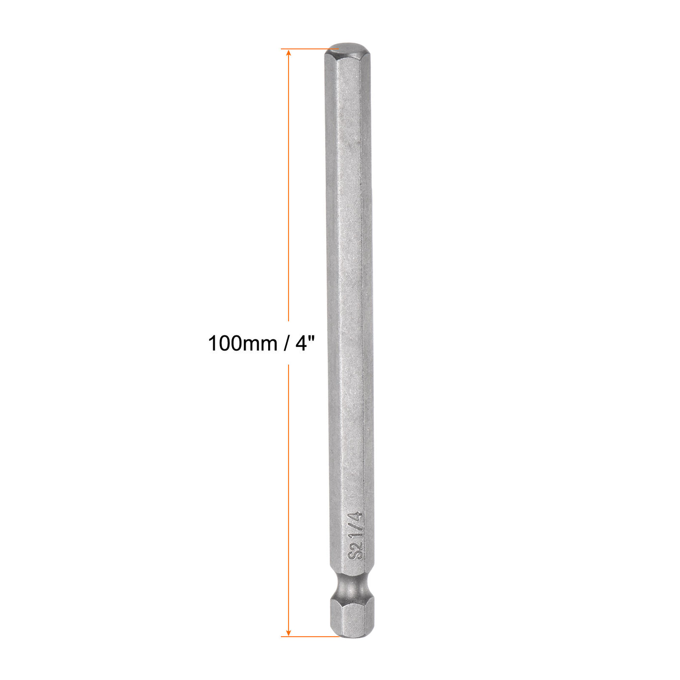 Harfington 1/4" Hex Schraubendreher Bit SAE 1/4" Hex Schaft 4" Länge Magnetische S2 Stahl Strom Bohrer Bits