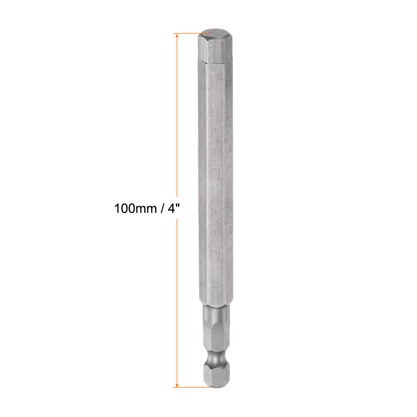 Harfington 5/16" Hex Schraubendreher Bit SAE 1/4" Hex Schaft 4" Länge Magnetische S2 Stahl Strom Bohrer Bits