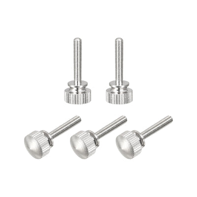 Harfington Uxcell 5Stk.Geknörtelte Daumenschrauben M3x16mm Griff Knöpfe Befestigungen vernickelt