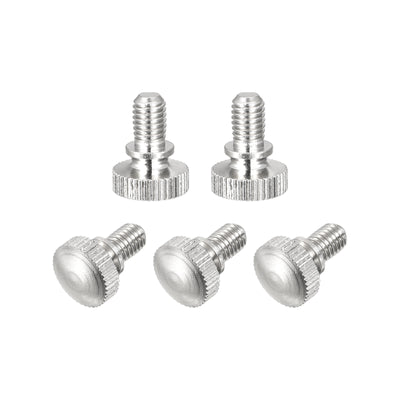 Harfington Uxcell 5Stk.Geknörtelte Daumenschrauben M5x8mm Griff Knöpfe Befestigungen vernickelt