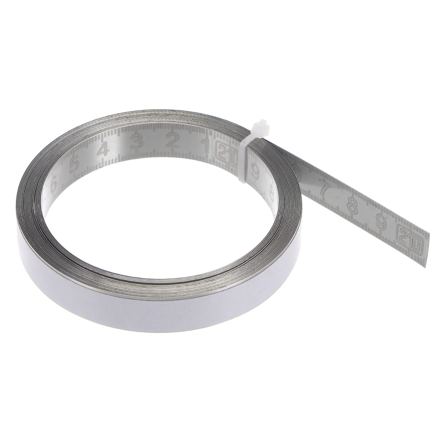 Harfington Adhesive Tape Measure 200cm Start from Middle Stainless Steel Sticky Ruler