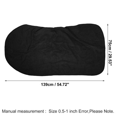 Harfington Black Universal Car Seat Cover Anti-Slip Towel Seat Protector Pad for Car Trucks SUV