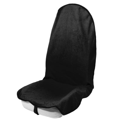 Harfington Black Universal Car Seat Cover Anti-Slip Towel Seat Protector Pad for Car Trucks SUV