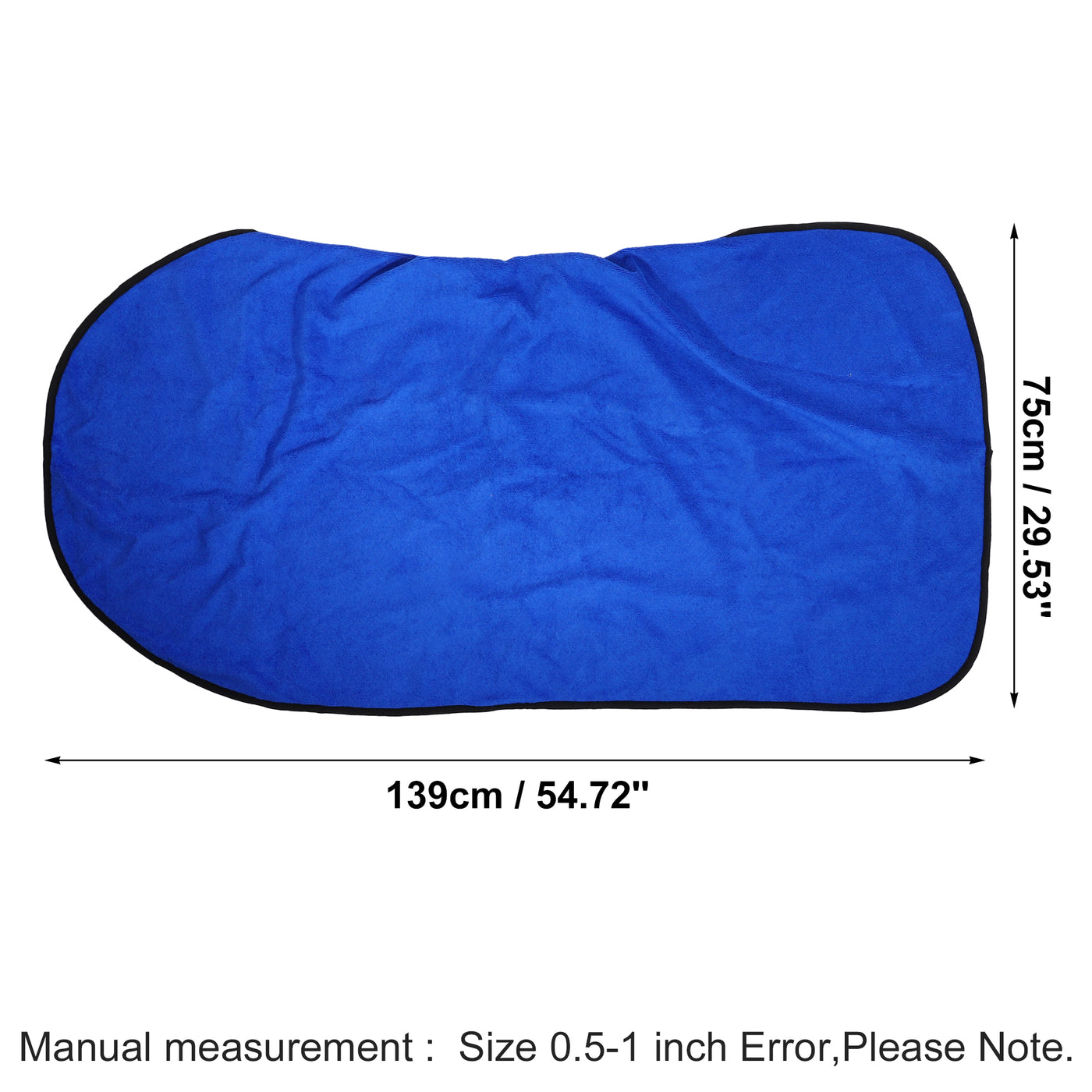 X AUTOHAUX Blue Universal Car Seat Cover Anti-Slip Towel Seat Protector Pad for Car Trucks SUV