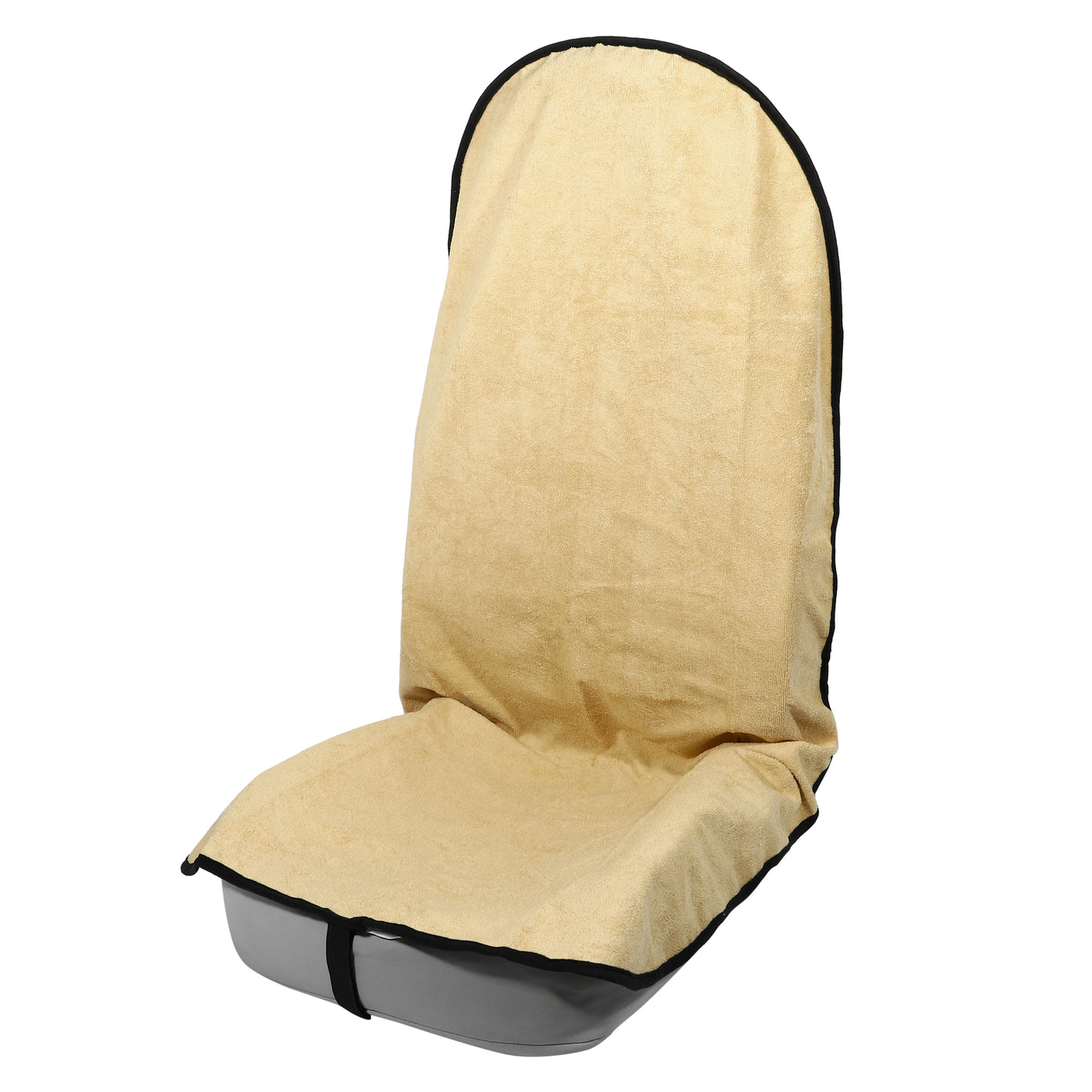 X AUTOHAUX Universal Auto Sitzbezug Anti-Rutsch Handtuchsitz Beige