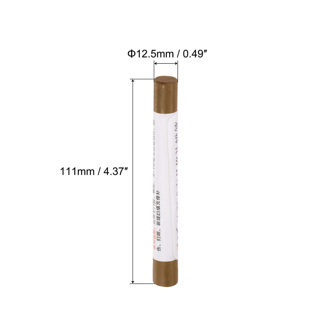 uxcell Uxcell Wood Wax Filler Stick, Furniture Repair Crayon Touch Up Fixing Pen, Sandy Brown