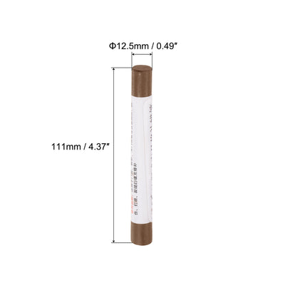 Harfington Uxcell Wood Wax Filler Stick, Furniture Repair Crayon Touch Up Fixing Pen, Heavy Brown