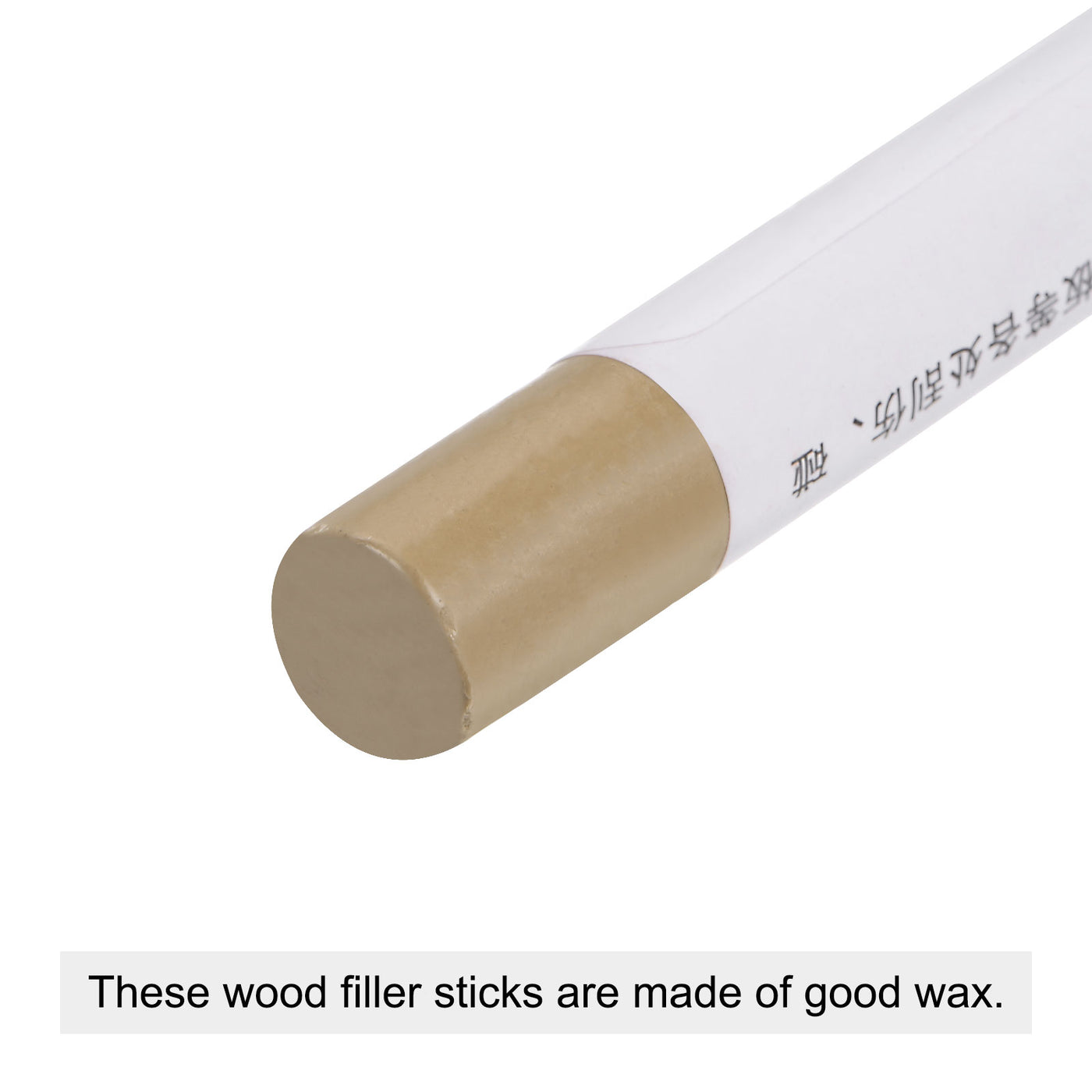 uxcell Uxcell Wood Wax Filler Stick, Furniture Repair Crayon Touch Up Fixing Pen, Neon Brown