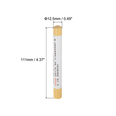 Harfington Uxcell Wood Wax Filler Stick, Furniture Repair Crayon Touch Up Fixing Pen, Light Yellow