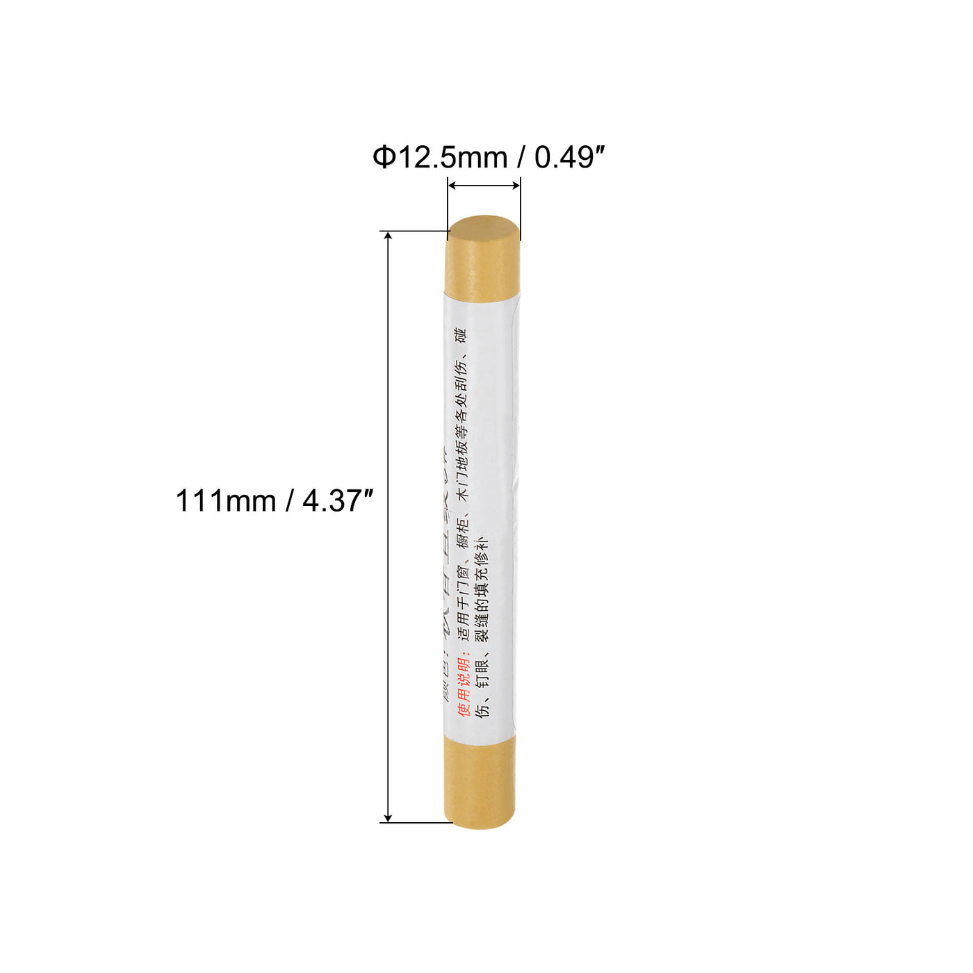 uxcell Uxcell Wood Wax Filler Stick Furniture Repair Touch Up Fixing Crayon Light Earth Yellow