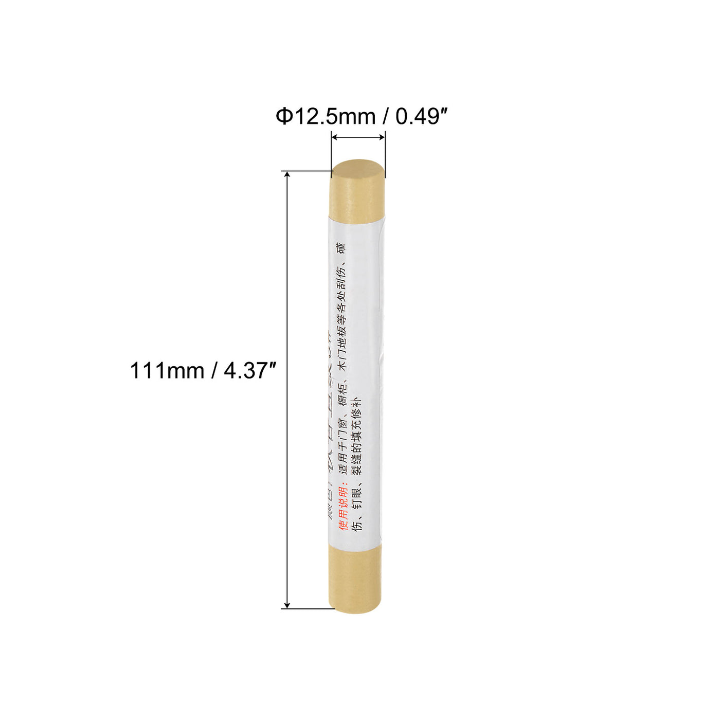 uxcell Uxcell Wood Wax Filler Stick Furniture Repair Crayon Touch Up Fixing Pen Mineral Yellow