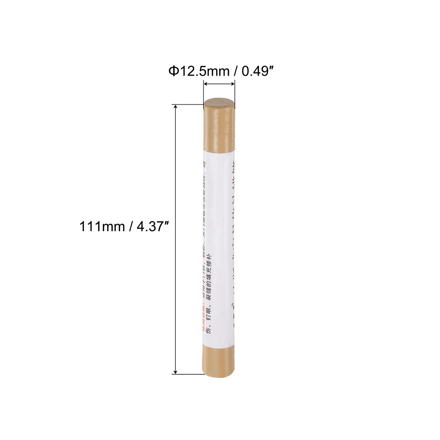 uxcell Uxcell Wood Wax Filler Stick Furniture Touch Up Fixing Crayon, Light Mineral Yellow