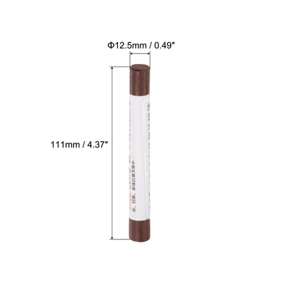 Harfington Uxcell Wood Wax Filler Stick, Furniture Repair Crayon Touch Up Fixing Pen, Dark Red