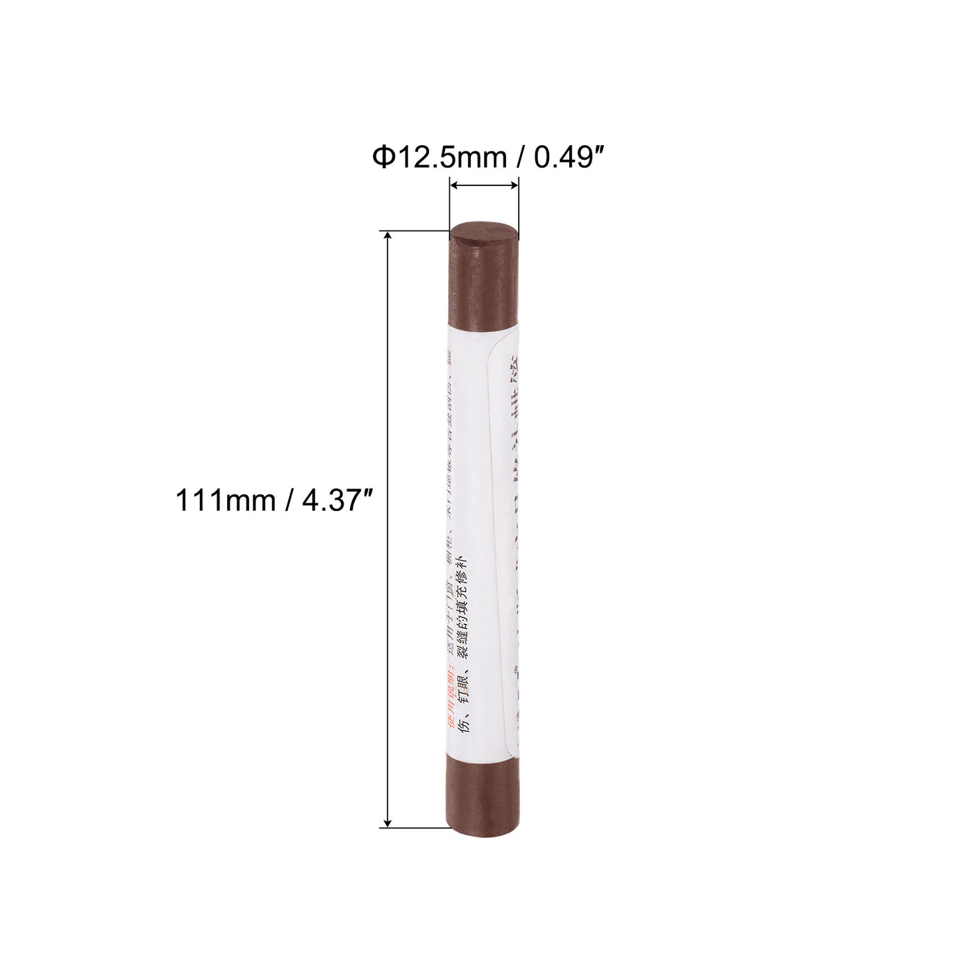 uxcell Uxcell Wood Wax Filler Stick, Furniture Repair Crayon Touch Up Fixing Pen Dark Wine Red