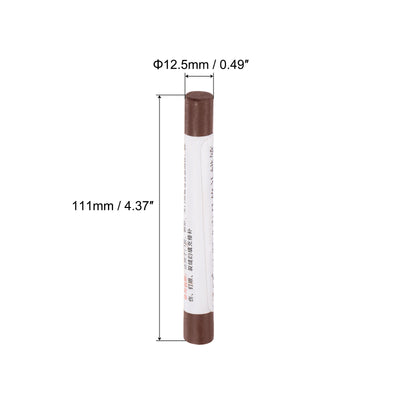 Harfington Uxcell Wood Wax Filler Stick, Furniture Repair Crayon Touch Up Fixing Pen Dark Wine Red