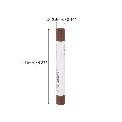 Harfington Uxcell Wood Wax Filler Stick, Furniture Repair Touch Up Fixing Crayon, Light Brown Red