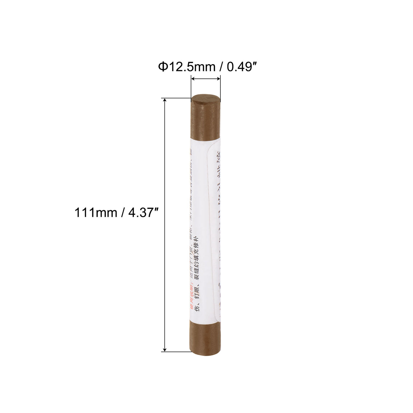 uxcell Uxcell Wood Wax Filler Stick, Furniture Repair Crayon Touch Up Fixing Pen, Saddle Brown