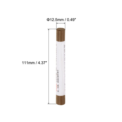 Harfington Uxcell Wood Wax Filler Stick, Furniture Repair Crayon Touch Up Fixing Pen, Saddle Brown