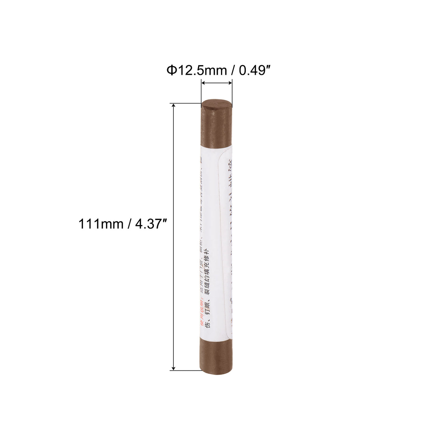 uxcell Uxcell Wood Wax Filler Stick, Furniture Repair Crayon Touch Up Fixing Pen, Chocolate