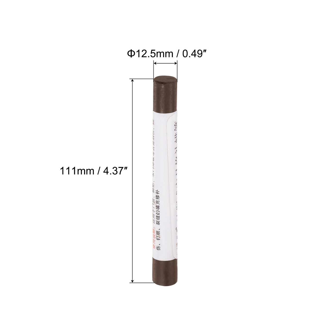 uxcell Uxcell Wood Wax Filler Stick, Furniture Repair Crayon Touch Up Fixing Pen Medium Coffee