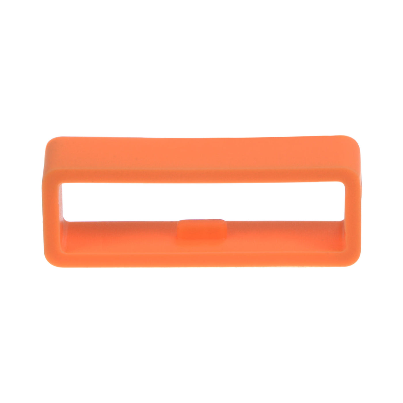 Harfington 6pcs Watch Strap Loop Fastener Rings 26mm Rubber Watch Holder Keeper Orange