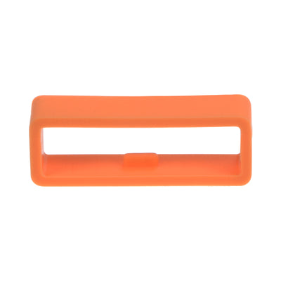 Harfington 6Stk. Uhrenarmband 26mm Uhrenhalterhalter Gummi für Uhrenarmband Schlaufenbefestigungsringe Orange Silikon