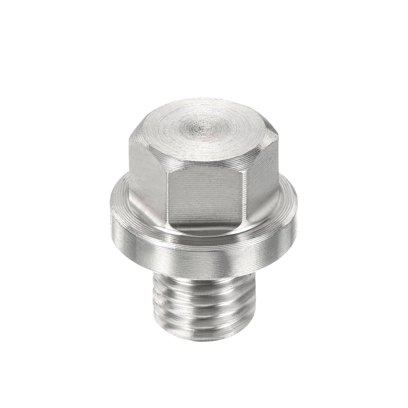 Harfington Male Plug, Waterproof Dustproof Stainless Steel Thread Hex Head Socket Solid Pipe Fitting