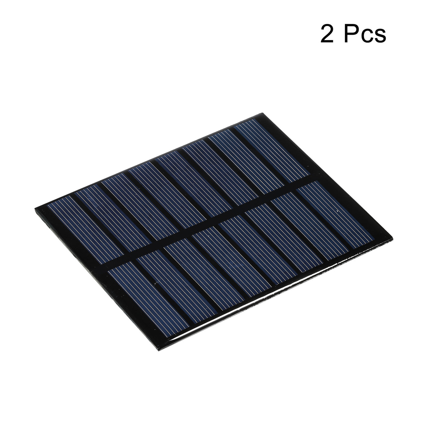 Harfington Mini Solar Panel Cell 4V 200mA 0.8W 100mm x 80mm for DIY Electric Pack of 2