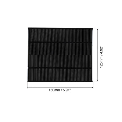 Harfington Mini Solar Panel Cell 10V 300mA 3W 150mm x 125mm for DIY Project Pack of 1