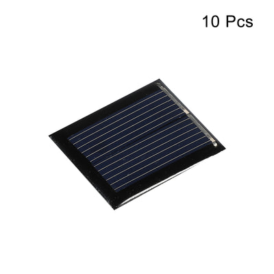 Harfington Mini Solar Panel Cell 1V 80mA 0.08W 30mm x 25mm for DIY Project Pack of 10