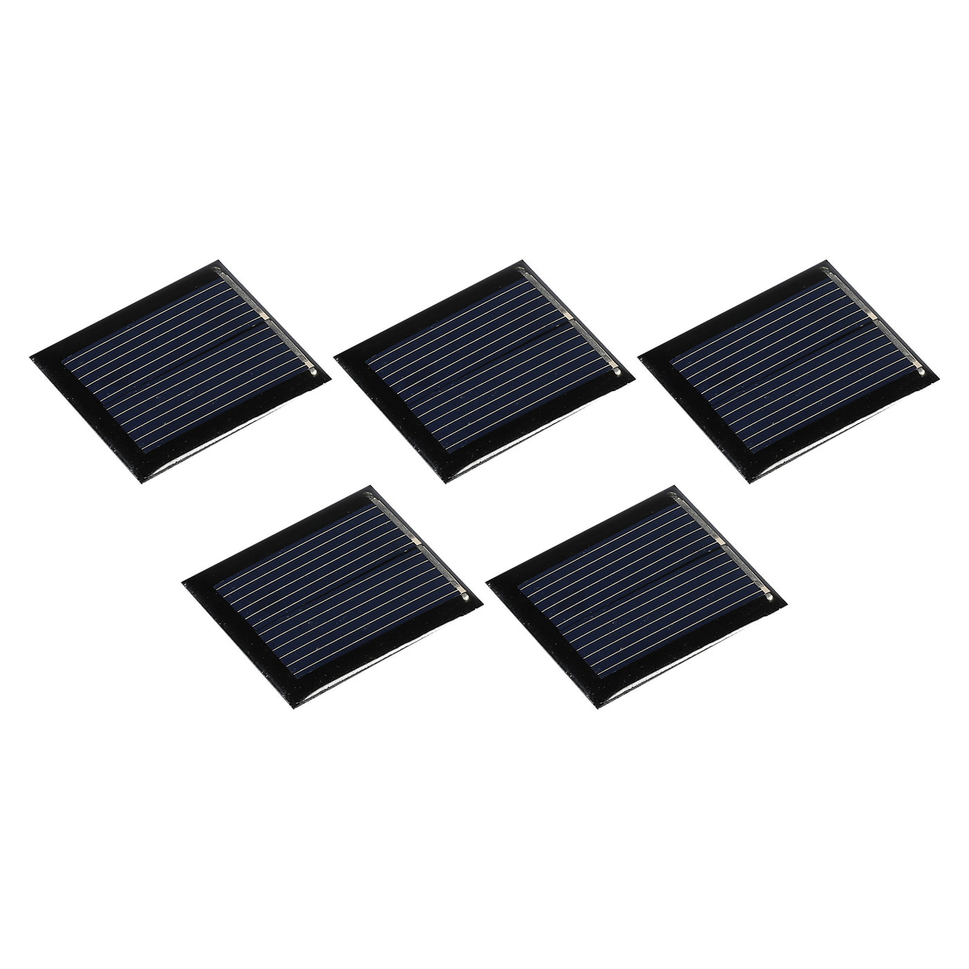 Harfington Mini Solar Panel Cell 1V 80mA 0.08W 30mm x 25mm for DIY Project Pack of 10