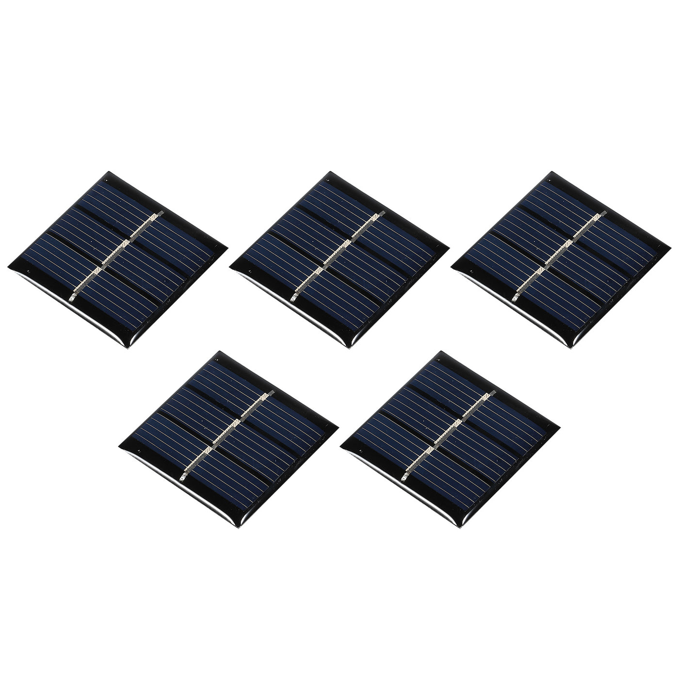 Harfington Mini Solar Panel Cell 1.5V 60mA 0.09W 30mm x 30mm for DIY Project Pack of 5