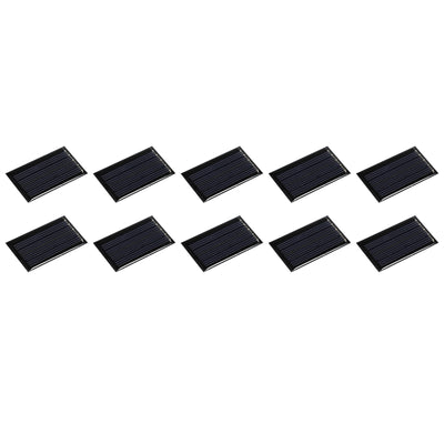 Harfington Mini Solar Panel Cell 2V 45mA 0.09W 44mm x 26mm for DIY Project Pack of 10