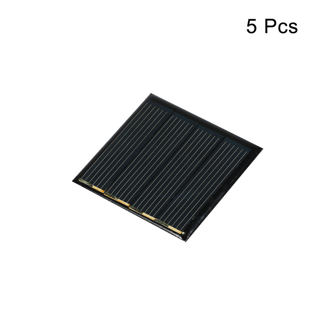 Harfington Mini Solar Panel Cell 2V 110mA 0.22W 44mm x 44mm for DIY Project Pack of 5