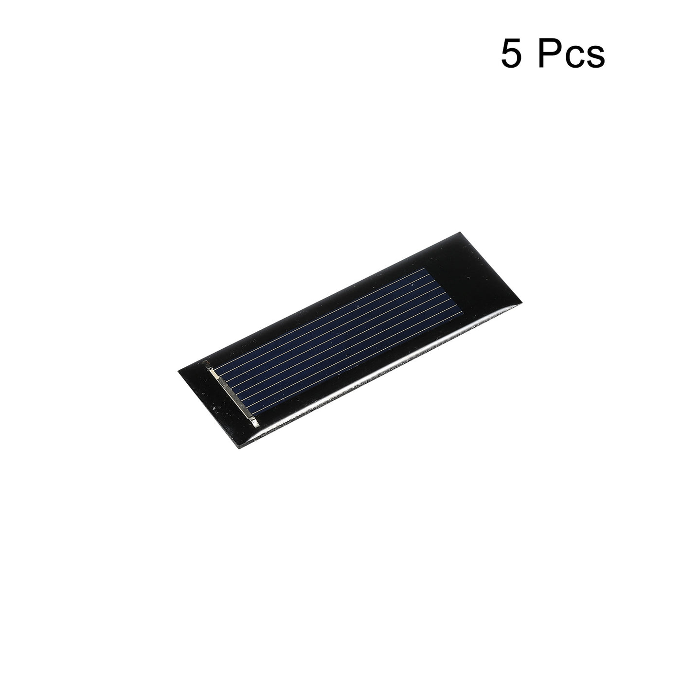 Harfington Mini Solar Panel Cell 0.5V 160mA 0.08W 53mm x 18mm for DIY Project Pack of 5