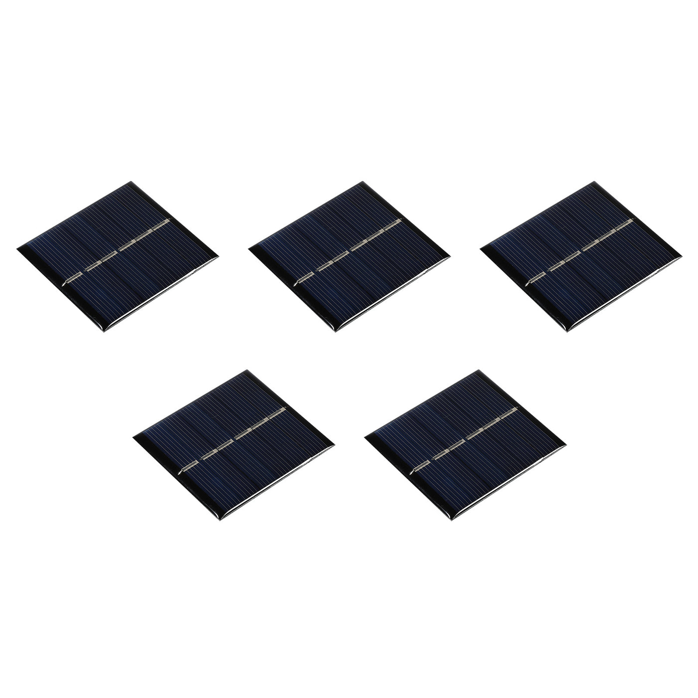 Harfington Mini Solar Panel Cell 3V 150mA 0.45W 60mm x 55mm for DIY Project Pack of 5