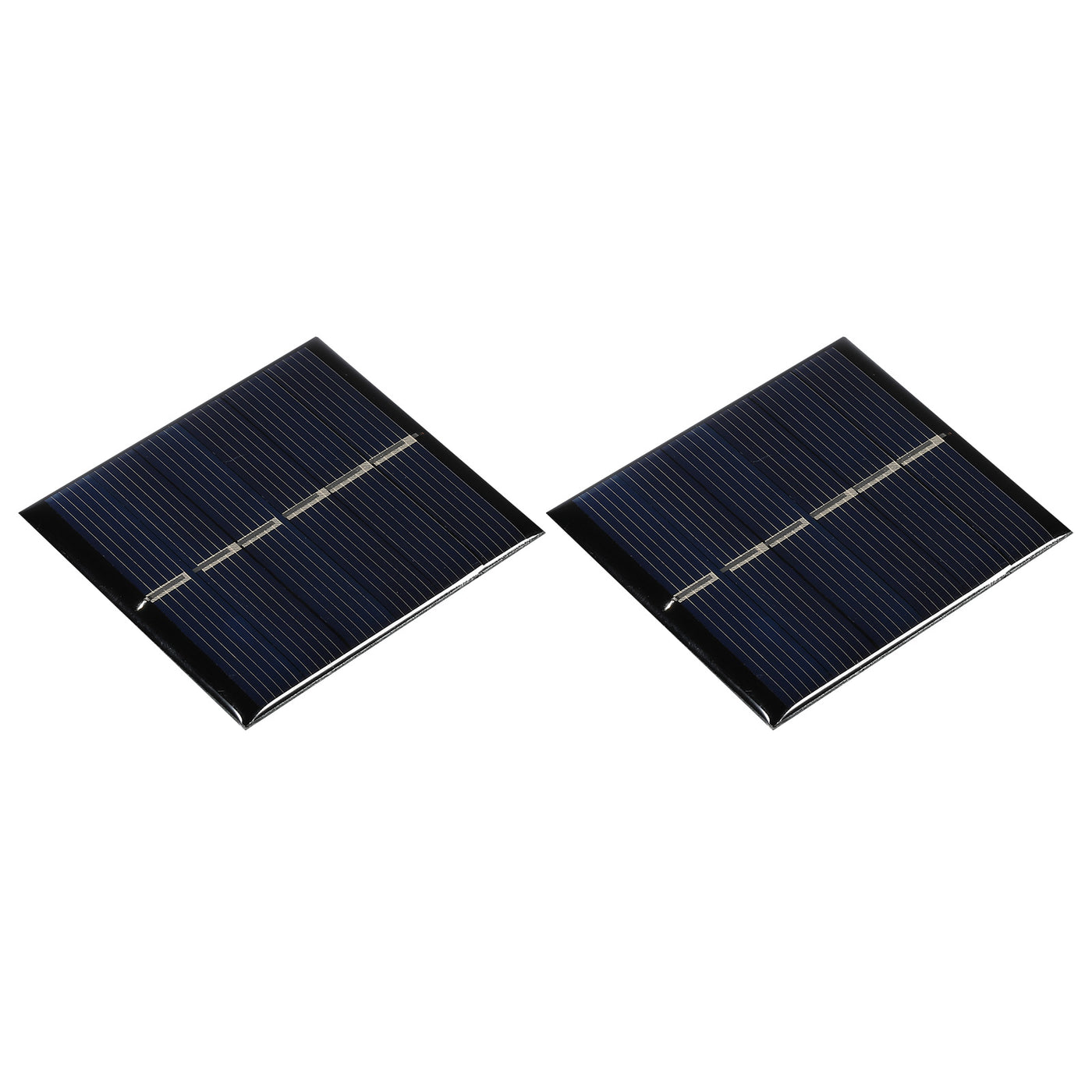 Harfington Mini Solar Panel Cell 3V 150mA 0.45W 60mm x 55mm for DIY Project Pack of 2