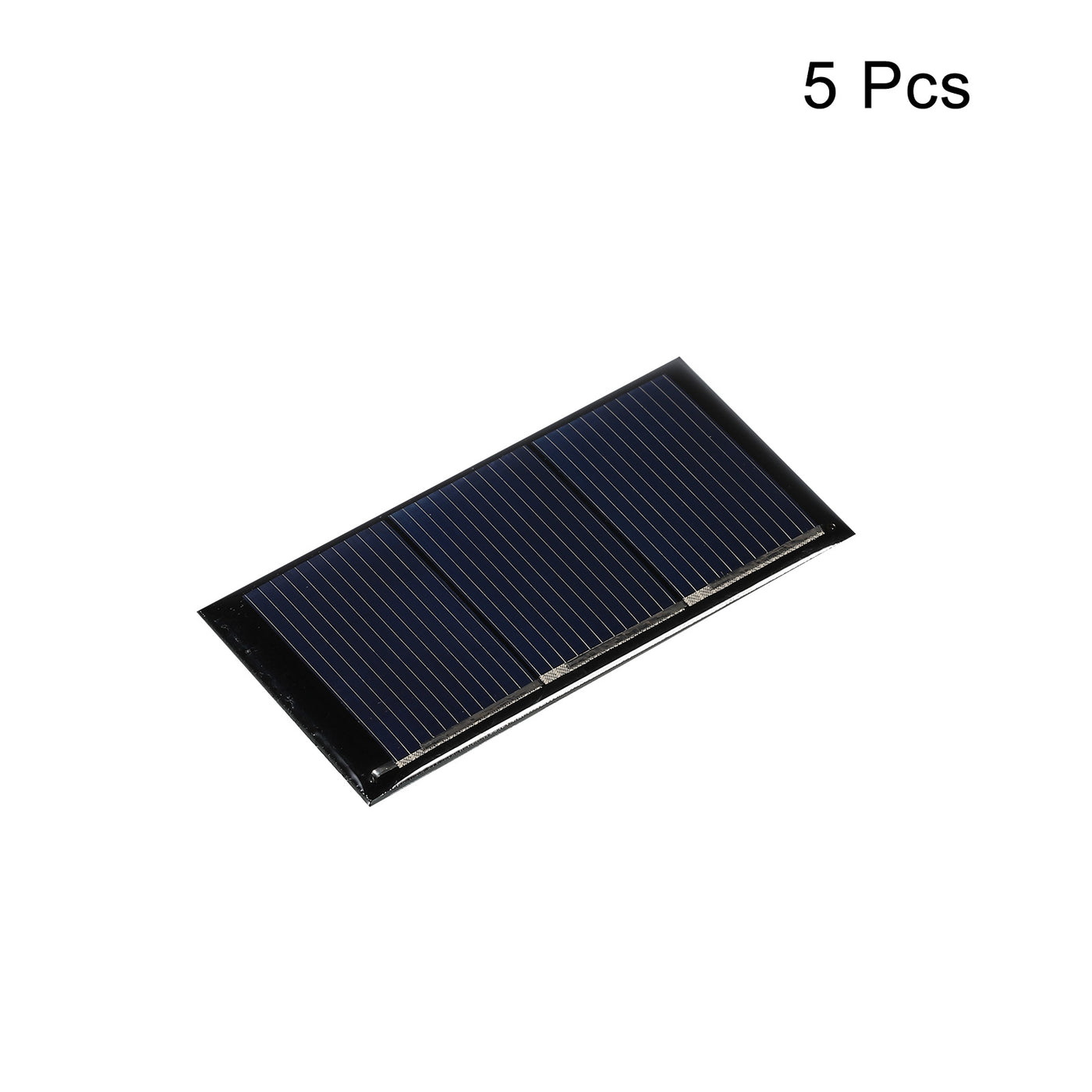 Harfington Mini Solar Panel Cell 1.5V 160mA 0.24W 60mm x 30mm for DIY Project Pack of 5