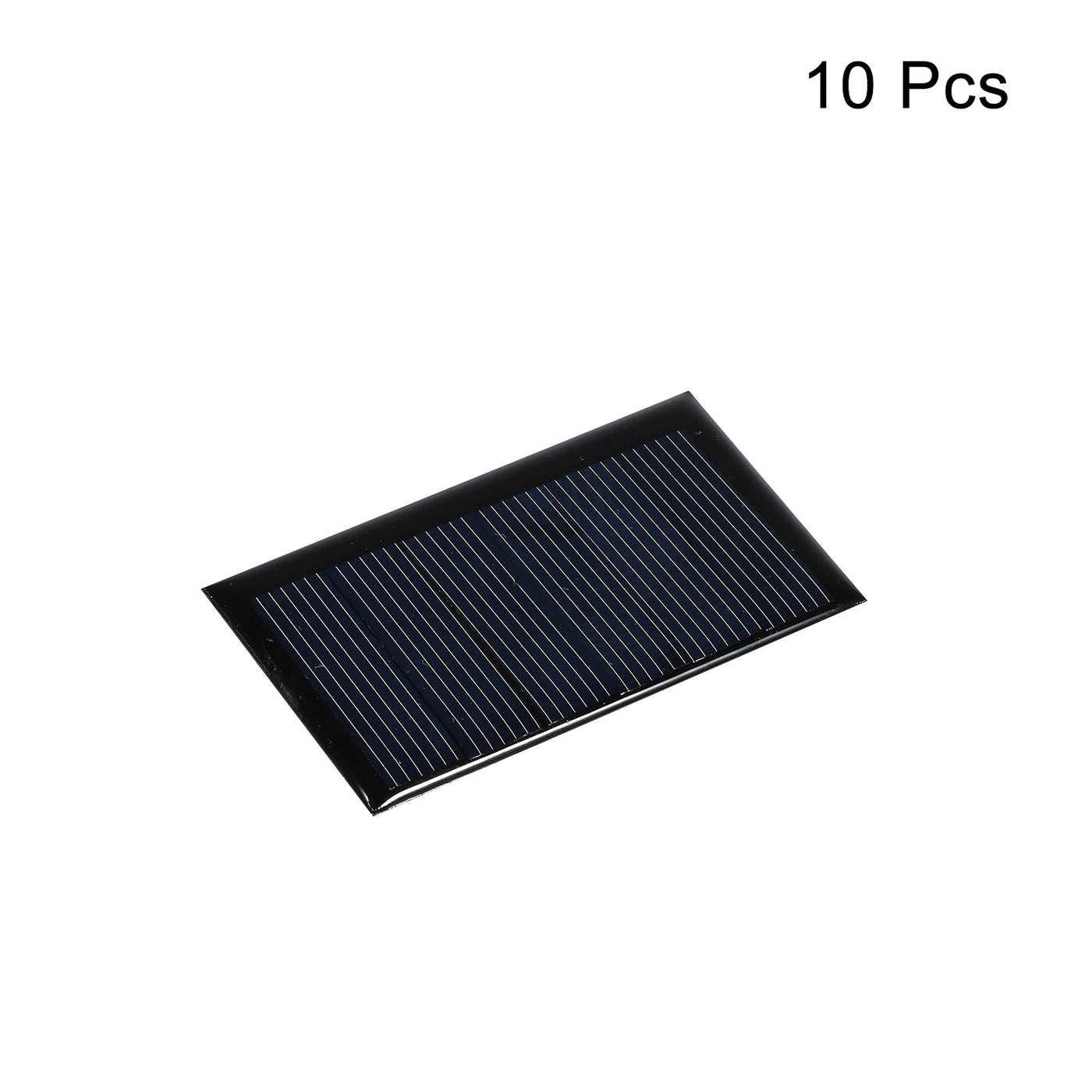 Harfington Mini Solar Panel Cell 3V 90mA 0.27W 62mm x 36mm for DIY Project Pack of 10