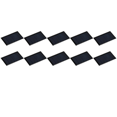 Harfington Mini Solar Panel Cell 3V 90mA 0.27W 62mm x 36mm for DIY Project Pack of 10